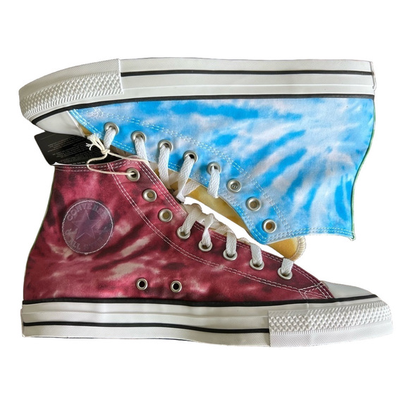 NEW Converse Unisex Chuck Taylor All Star Hi Tie Dye Shoe Size 9 or 11 #527 - Picture 5 of 9